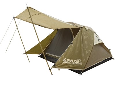 เต็นท์ PYLON S ขนาด 200x(140+100)x110 ซม.สีเขียวโอลีฟ-กากี นอน 1-2 คน
