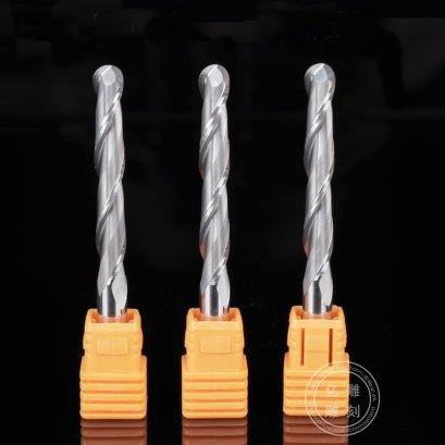 ดอกกัดสองปาก Double-edged ballnose milling