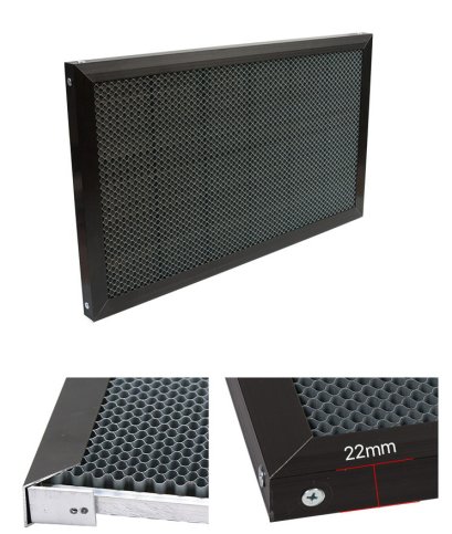 CO2 Laser honeycomb ถาดรองตัดเครื่องเลเซอร์