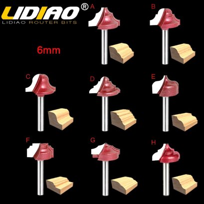 ดอกตีบัว ทำขอบ 6mm.