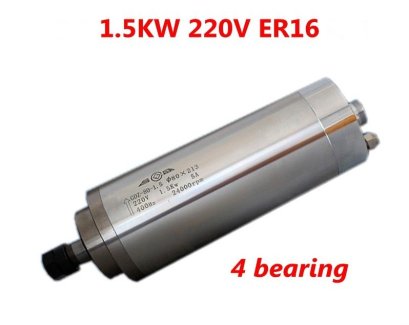 Spindle motor 1.5KW ER16 Water