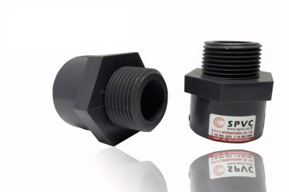 ข้อต่อเกลียวนอกยูพีวีซี SPVC