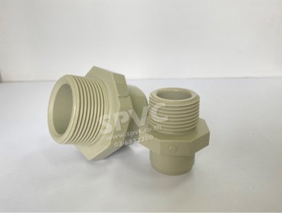 ข้อต่อตรงเกลีนวนอกพีพี SPVC