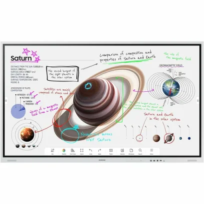 ซัมซุง   WM75B   จอแสดงผลแบบร่วมมือ   ขนาด   75   นิ้ว   4K   UHD   20   จุดสัมผัส   Tizen   6.5