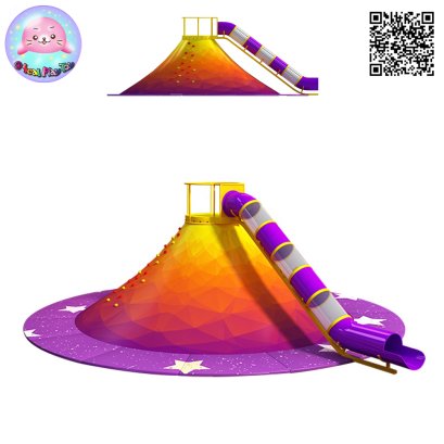 Sealplay ห้องบอล บ้านบอล กระดานลื่น สไลเดอร์-กระดานลื่นปีนป่ายภูเขาไฟ 01