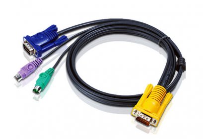 2L-5210P : 10M PS/2 KVM Cable with 3 in 1 SPHD