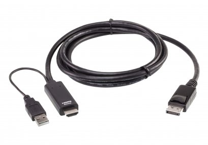 2L-7D02HDP : True 4K 1.8M HDMI to DisplayPort Cable