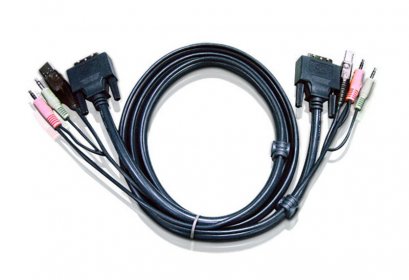 2L-7D05U : 5M USB DVI-D Single Link KVM Cable