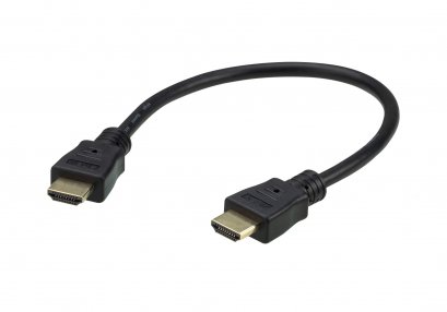 2L-7DA3H : 0.3 m High Speed True 4K HDMI Cable with Ethernet