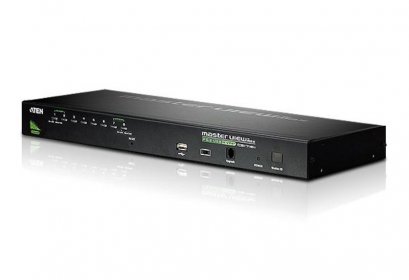 CS1708A : 8-Port PS/2-USB VGA KVM Switch with Daisy-Chain Port and USB Peripheral Support