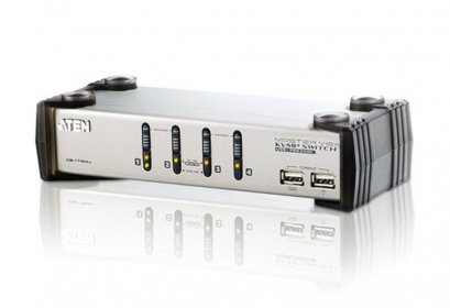 CS1734A : 4-Port PS/2-USB VGA/Audio KVMP™ Switch