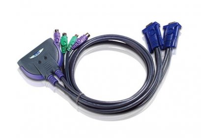 CS62 2-Port PS/2 VGA Cable KVM Switch (1.2m)