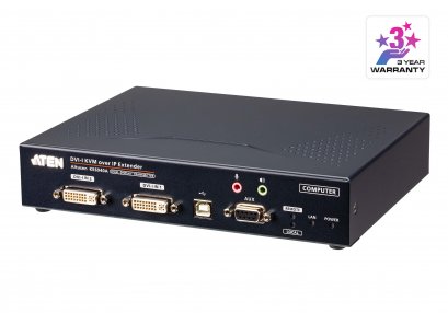 KE6940AT : DVI-I Dual Display KVM over IP Transmitter