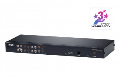 KH1516Ai : 1-Local/Remote Share Access 16-Port Multi-Interface Cat 5 KVM over IP Switch