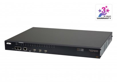 SN0132CO : 32-Port Serial Console Server with Dual Power/LAN