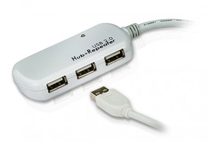 UE2120H : 12M 4-port USB 2.0 Extender (Daisy-chaining up to 60m)