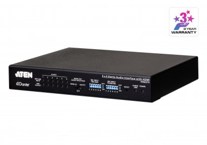 VE66DTH : 6 x 6 Dante Audio Interface with HDMI