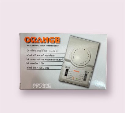 Orange Electronic Room Thermostat