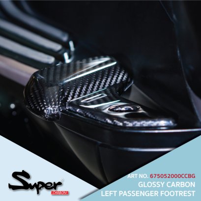 CARBON LEFT-HAND PASSENGER FOOTREST