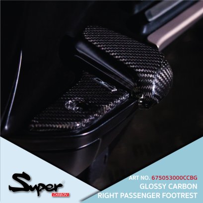 CARBON RIGHT-HAND PASSENGER FOOTREST