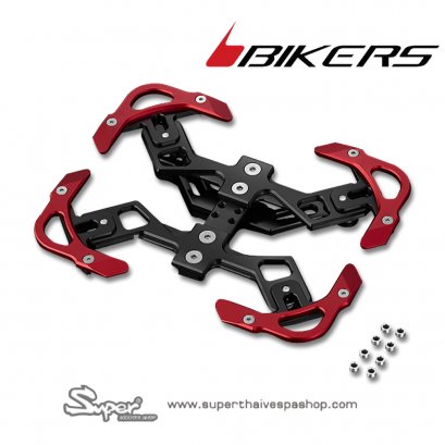 BIKERS PREMIUM REAR LICENSE SUPPORT (RED)