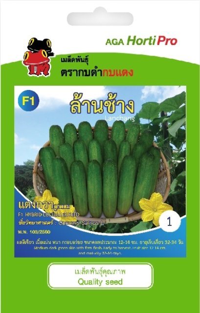 เมล็ดแตงกวา ล้านช้าง ซ. 1 g.