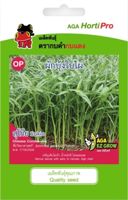 เมล็ดผักบุ้งใบไผ่ สุโก้ย ซ. 10g