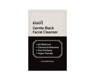Klairs Gentle Black Facial Cleanser 2mlx5ea
