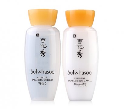 Sulwhasoo essential balaning water EX 15ml  +emulsion EX 15ml