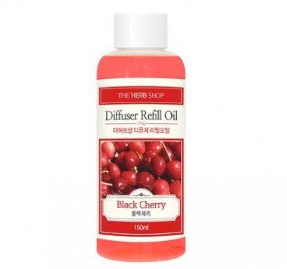 THE HERB SHOP Diffuser Refill Oil 150 ml [Black Cherry]