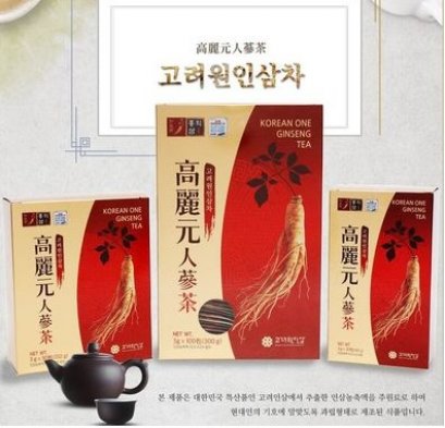 [고려원인삼] Korean One Ginseng tea 100ซอง