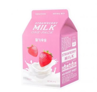 A'PIEU Strawberry Milk One Pack face mask