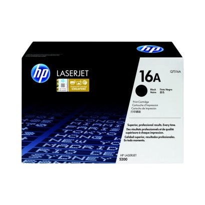 หมึกพิมพ์เลเซอร์ HP 16A Toner Black
