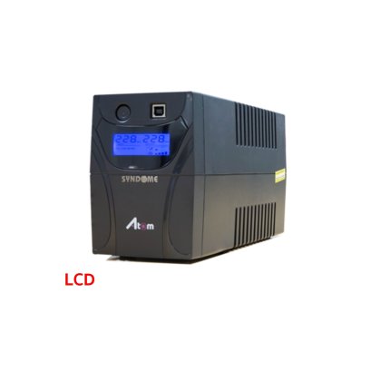 เครื่องสำรองไฟ Syndome ATOM-850 (850VA/360Watt) LCD