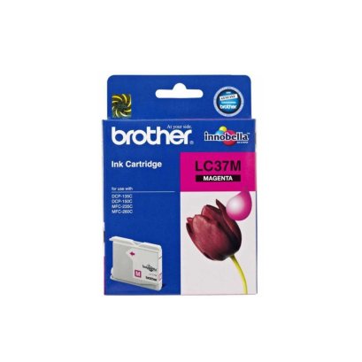 หมึกพิมพ์อิงค์เจ็ท Brother LC-37 Magenta