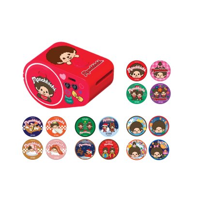 เครื่องจ่ายสติ๊กเกอร์ตะไคร้หอมและสติ๊กเกอร์ Sothing Mosquito Reprll Dispenser RED / Patch (MONCHHICHI) - เลือกแบบ