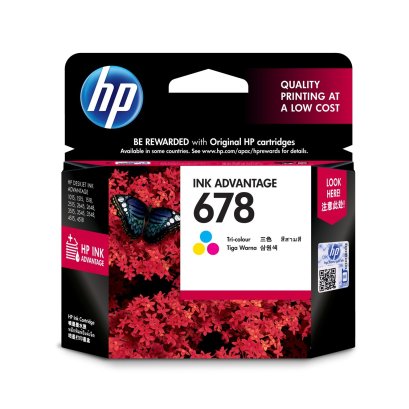 หมึกพิมพ์อิงค์เจ็ท HP 678 Tri-Color