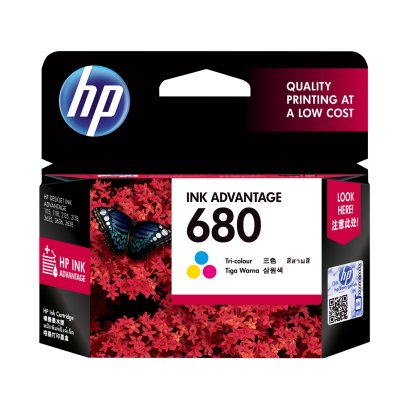 หมึกพิมพ์อิงค์เจ็ท HP 680 Tri-Color