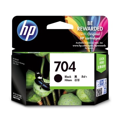 หมึกพิมพ์อิงค์เจ็ท HP 704 Black