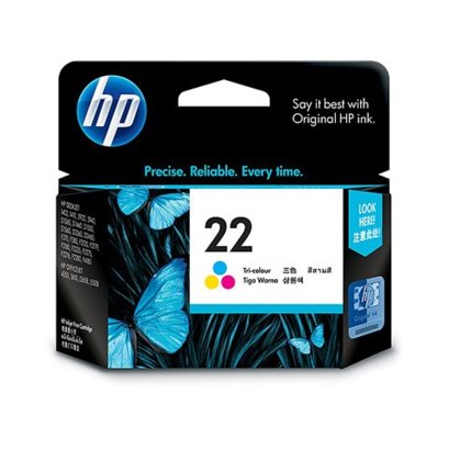 หมึกพิมพ์อิงค์เจ็ท HP 22 INK TRICOLOR