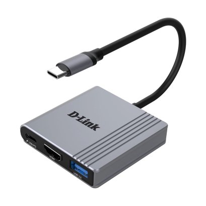 D-Link DUB-M350 3-in-1 USB-C Hub with HDMI/Power Delivery