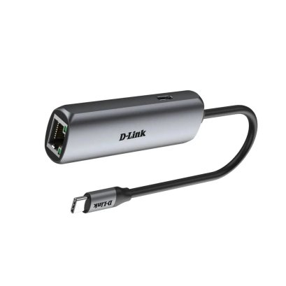 D-Link DUB-E255 USB-C to 2.5G Ethernet Adapter With Power Delivery