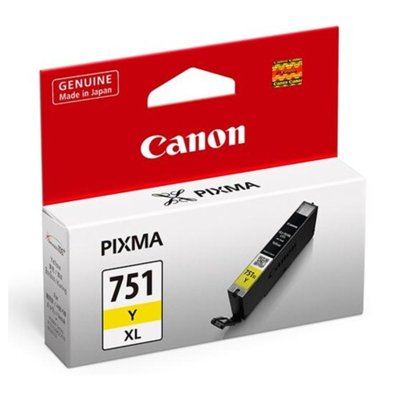 หมึกพิมพ์อิงค์เจ็ท Canon CLI-751XL Yellow
