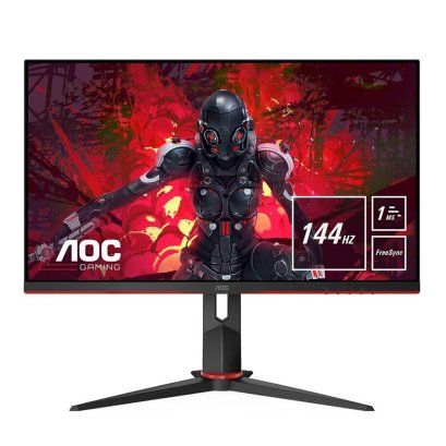 จอมอนิเตอร์ AOC 24G2E/67 Gaming Monitor 23.8" IPS/ Flat/ Free Sync /1920x1080 @144Hz/ 1 ms/ D-sub/ HDMI/ DP