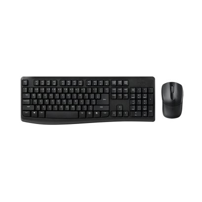 ชุดคีย์บอร์ดและเมาส์ Rapoo Keyboard&amp;Mouse Wireless X1800Pro Black