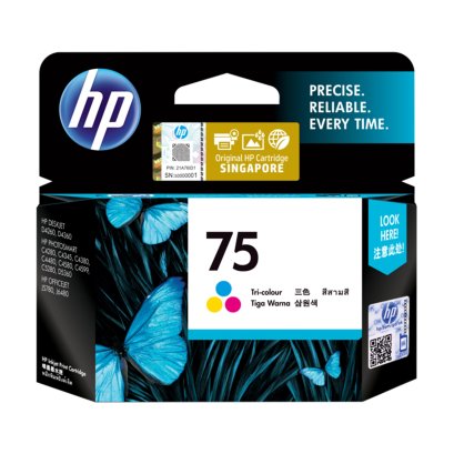 หมึกพิมพ์อิงค์เจ็ท HP 74 Tri-Color
