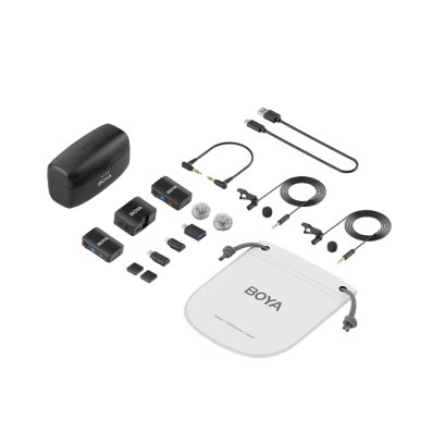 ไมโครโฟนไร้สาย BOYA MIC All-In-One Wireless Mic with Onboard REC