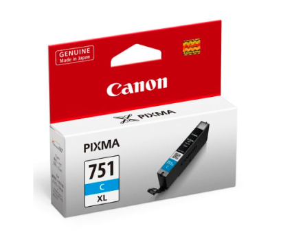หมึกพิมพ์อิงค์เจ็ท Canon CLI-751XL Cyan