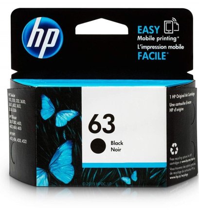 หมึกพิมพ์อิงค์เจ็ท HP 63 Black