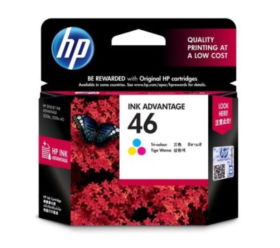 หมึกพิมพ์อิงค์เจ็ท HP 46 Tri-Color